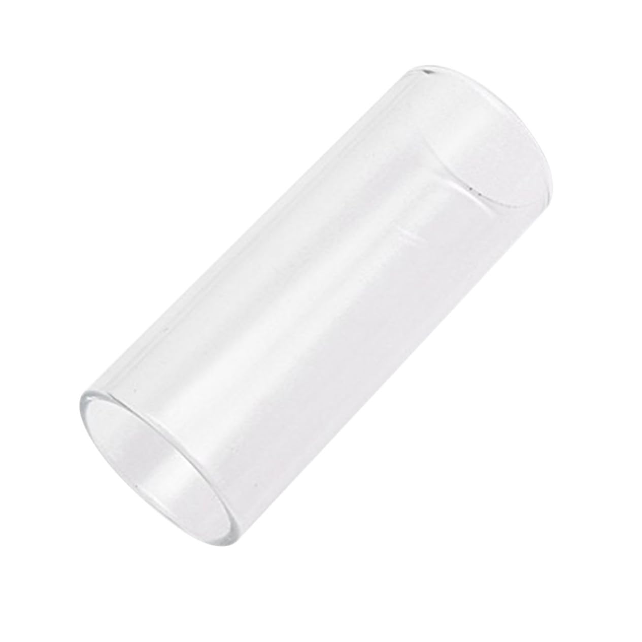 GOOHOCHY Skin-friendly Glass Guitar Slides 2pc Medium Bottleneck Guitar Slides for Lap Steel and The