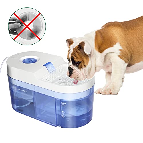 TITIPET Pet Fountain Automatic Cat Water Fountain Dog Water Dispenser for Cats, Dogs, Multiple Pets 61oz/1.8L .Cat…
