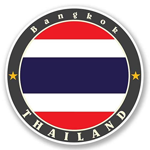 Bangkok Thailand Round Metal 0.75" Lapel Pin Hat Shirt Pin Tie Tack Pinback2
