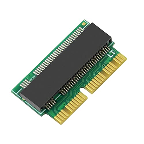 M.2 NVME SSD Convert Adapter, 12+16pin M.2 NGFF M-Key SSD Convert Card Compatible with MacBook Air Pro Retina Mid 2013 2014 2015 2016 2017, NVME AHCI SSD Upgraded Kit for A1465 A1466 A1398 A1502