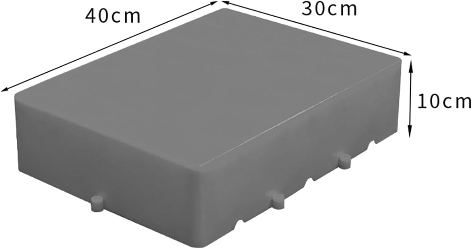 Lightweight Floor pallets Waterproof mesh Ventilated Floor Trays, Breathable mesh mats, Storage Trays, for Warehouses, Kitchens, supermarkets Grille Ventilation pallets(Schwarz,40x30x10cm)