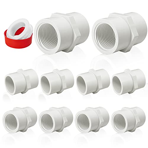 Boltigen FITTING S, 1/2 Npt Female Thread Pvc Pipe Fitting Adapter Connector, Pvc Female Threaded Pipe Coupling cover