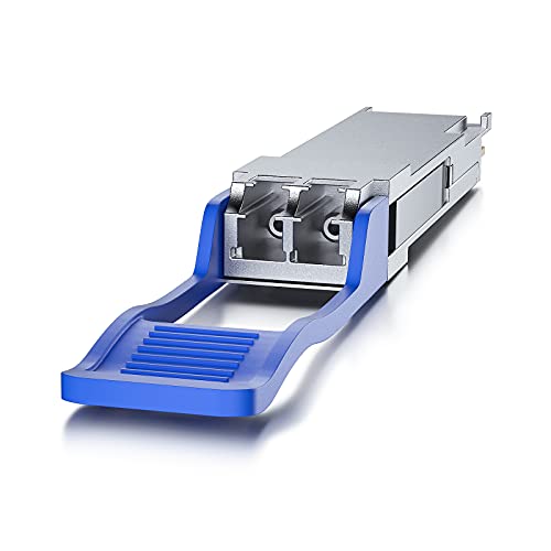 Image of 10Gtek 40GBASE-IR4 40GBase-LR4 Lite QSFP+ LC Single-Mode Transceiver Module for Cisco WSP-Q40GLR4L QSFP-40G-IR4, Dual LC Optical Module, 2km