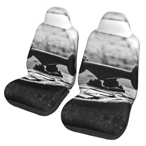 Housses de siège de voiture faciles à installer avec motif skateboard EdWal