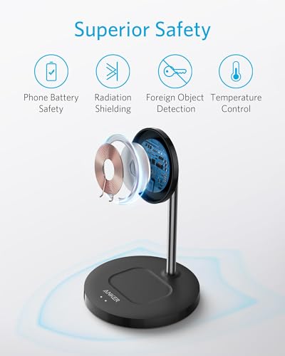 Anker PowerWave 2-in-1 MagSafe Compatible Wireless Charging Stand - image 7
