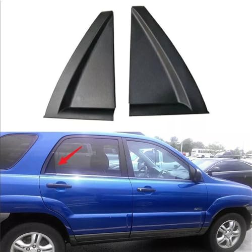 Puerta Trasera Exterior Negra Para Kia Sportage, 2005, 2006, 2007, 2008, 2009, 2010. Moldura Exterior Triangular Para Puerta Trasera. 838301F001