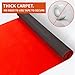 Red Carpet Runner for Partys, 3x15 Feet 450 GSM Extra Thick Non-Slip Waterproof Aisle Rug for Weddings, Events, Banquets, Hollywood Runway & Proposal