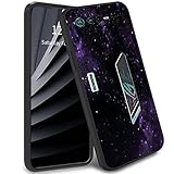 BWEGRHE Slim Case for ASUS ROG Phone 6 5G 2022, for ROG Phone 6 TPU Bumper Phone Case with Purple Ga