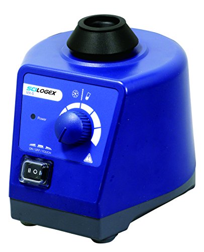 SCILOGEX SCI-VS Variable Speed Vortex Mixer - 250–3000rpm with 4mm Orbital Motion - Touch or Continuous Mode, Stable & Compact Lab Mixer with Electronic Speed Control