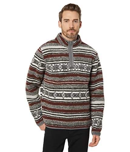 Lucky Brand Men's Southwestern Sherpa Utility Mock Neck