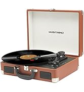 JORLAI turntable 3 speeds with Bluetooth interface built-in speakers, ...