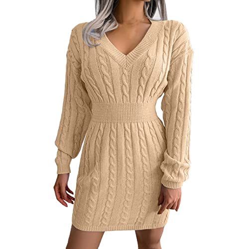 Pull pour femme robe d'hiver anti-froid pour rester chic sans grelotter