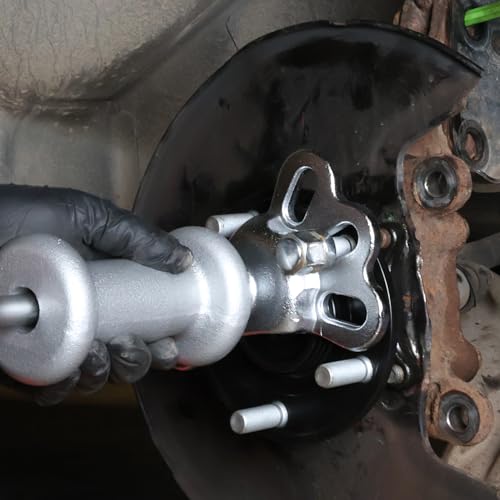 Image of ABN Slide Hammer Puller Set - 5 lb Slide Hammer Axle and Hub Puller and Dent Remover Unit Auto Body Hammer Tool