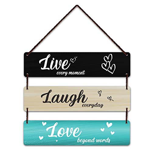 Image of EXPLEASIA Decorative Wall Hanging Wooden Art Decoration Item for Home Office Home Decor Gift Items