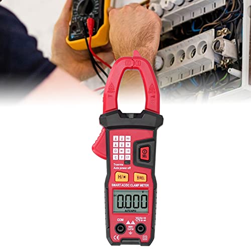 Multimètre à pince UA666D testeur de tension capacité et résistance LCD - 5