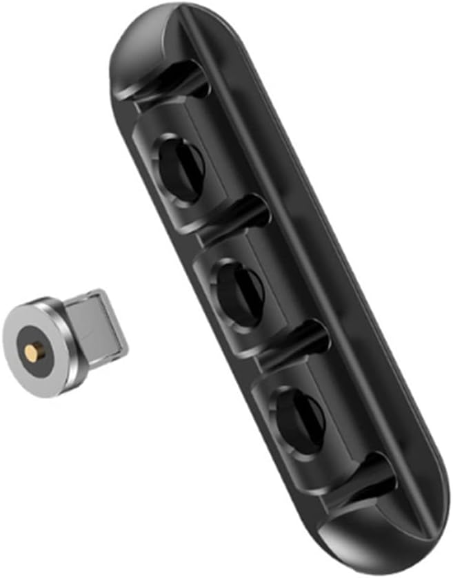 Silicone Cable Organizer Holder Winder Magnetic Plug Box Case Clips Management Protector(C)