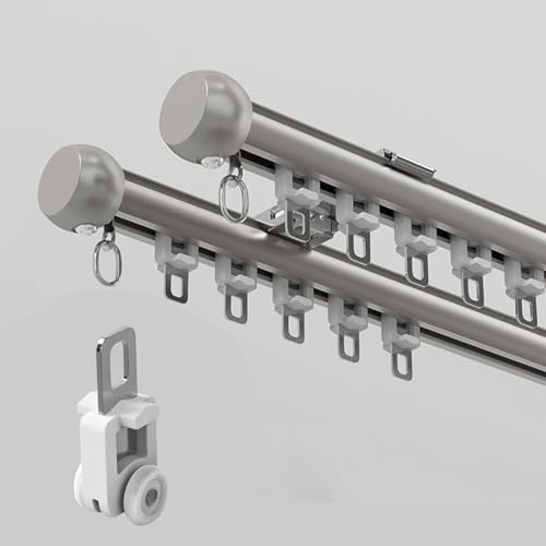 Tringle à rideau design architectural rail aluminium robuste 3,7 m - 2