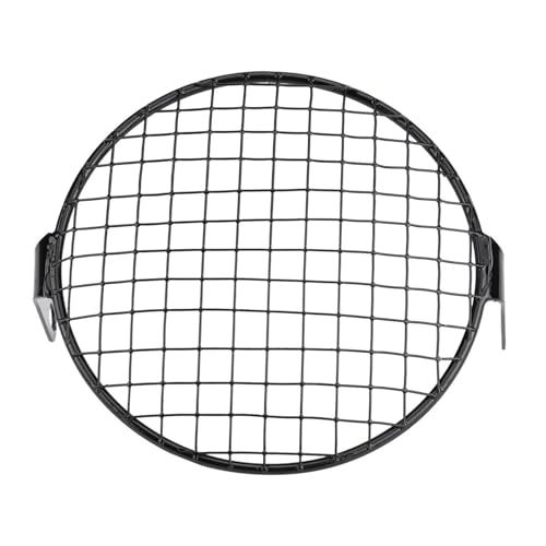 Grille de phare moto 6.5 pouces MV Agusta protection de phare ronde noire mesh