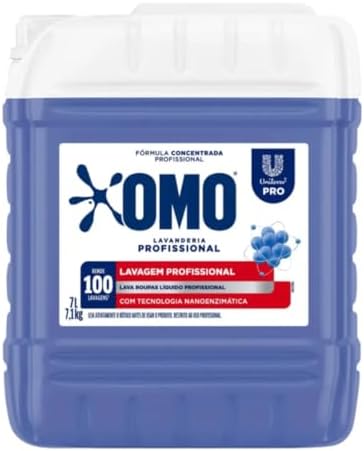 Lava Roupas Líquido Omo Lavanderia Profissional Lavagem Profissio...