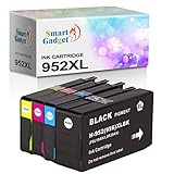 Smart Gadget [2024 Upgraded Version] 952XL Replacement Ink Cartridge [1B1C1Y1M] | Use with HP OfficeJet Pro 7720/7740/8210/8216/8702/8710/8715/8720/8725/8730/8740 Printers