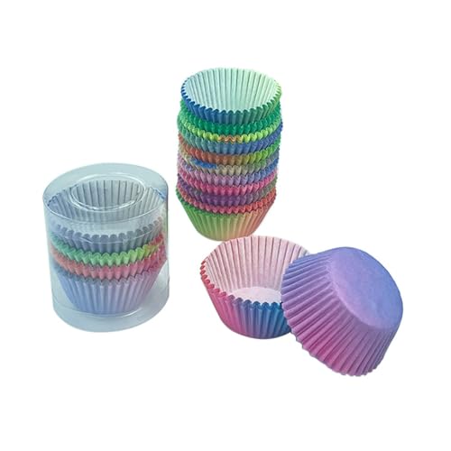 TOWARDSNAN Moldes de papel para tartas, redondos, para magdalenas, magdalenas, decoración de bodas, fiestas de cumpleaños, para hornear magdalenas
