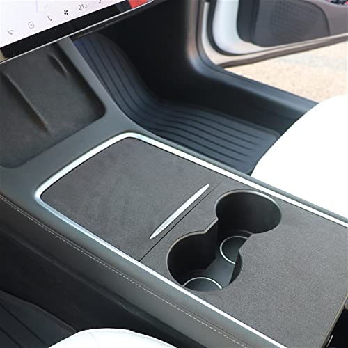 Pegatina decorativa premium de titanio para consola de Tesla Model 3 y Y 7