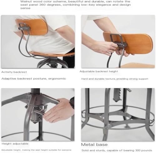 Chaise de petit-déjeuner de style industriel et finitions de réception - 3