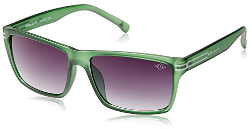 Image of Lee Cooper Rectangular Sunglasses (Green) (LC9069FOBGRN|58)