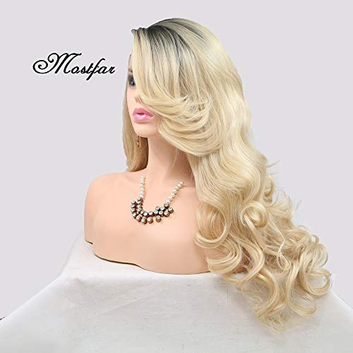 Mostfar Ombre bionda 13 × 3 pizzo anteriore