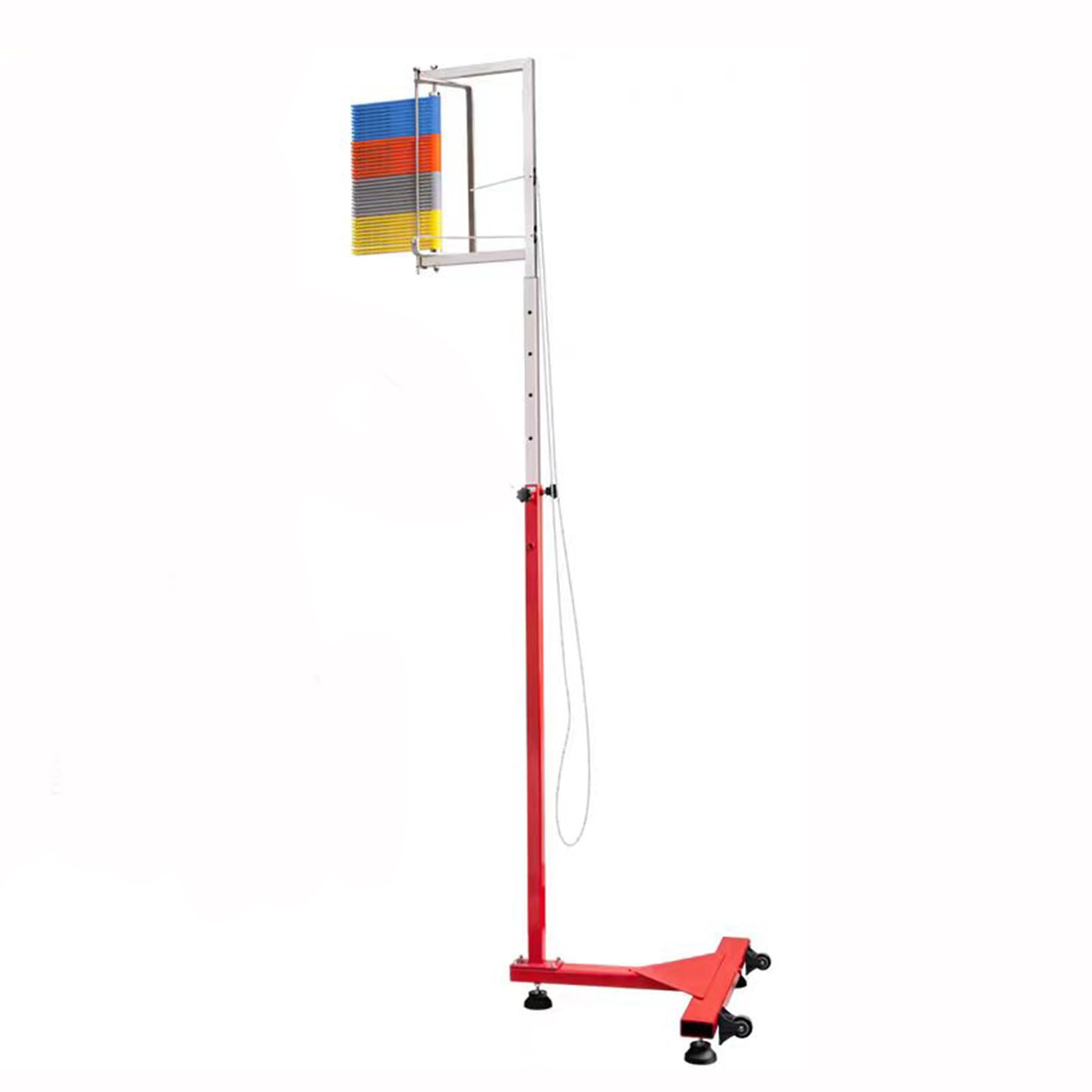 YXZQLOZ Adjustable Vertical Jump Trainer with Roller High-jump training for gyms, schools, and homes; Instant reset via pull-cord (1.7)