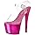 Pleaser Women's SKY308/C/GCH Platform Dress Sandal