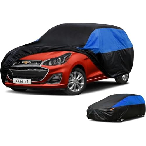 Car Cover Custom Fit Chevy HHR Waterproof All Weather, Lightweight Full Exterior Cover for Automobiles Outdoor Sun UV Rain Dust Snow Wind Protection.