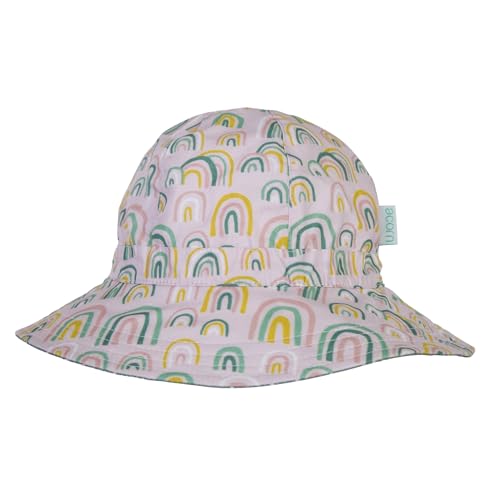 Acorn Kids Falling Rainbow Floppy Hat (AU, Alpha, Small, Pink)