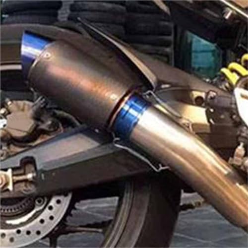Pot d'échappement 76mm avec raccord intermédiaire pour Honda CB650R