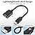LUKFOCAB Displayport to HDMI Active Adapter Cable, 4K DP 1.4 to HDMI 2.0 Monitor Uni-Directional Converter, Male to Female Black, Compatible for HP AMD NVIDIA Lenovo Dell Desktop TV and More