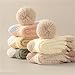 NBWBTZTXA Coral fleece Socks Long Men And Women Thick Warm floor Autumn And Winter Home Sleep Plush Mid Tube(A8)