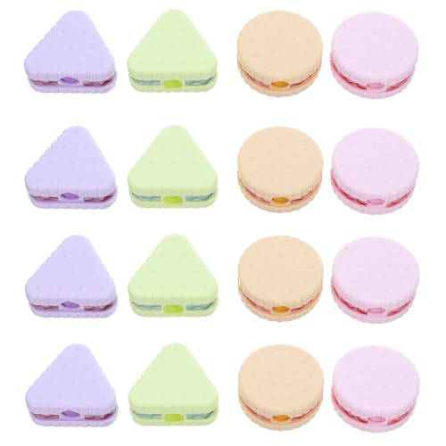 CIYODO 36個ポータブルクッキー形状手動ミニ筆削り器 小学生向けかわいい