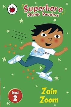 Paperback Superhero Phonics Readers Zain Zoom Level 2: Learn To Read Book