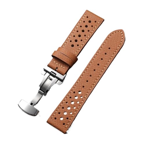 Bracelet en cuir véritable vintage haut de gamme avec boucle papillon élégante