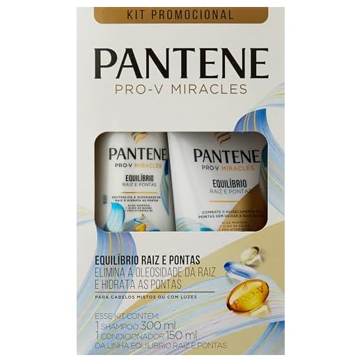 Kit Shampoo + Condicionador Pantene Equilibrio Raiz E Pontas