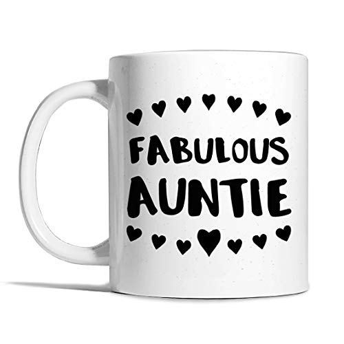 Image of Risk-A Designs Auntie Mug, Fabulous Auntie Mug, Auntie Gift, Birthday Gift for Auntie, Aunty Mug, Gift for Sister