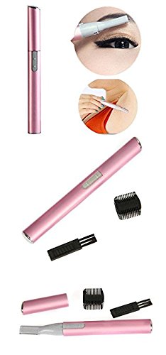 ShineMore Women Facial Trimmer & Eyebrow Styling Kit Electric Pen Trimmer Shaver (Pink) - Thumbnail 3