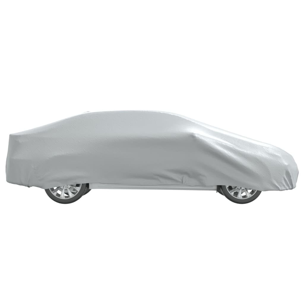 Funda de coche para sedán XXL con correa de hebilla, lona de poliéster transpirable, impermeable y resistente a los rayos UV, impermeable, para verano, invierno