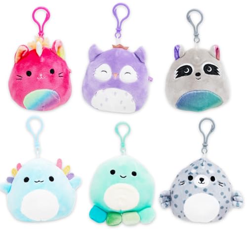 Squishmallows Keychain Plush Set - Bundle with 6 Mini Plush