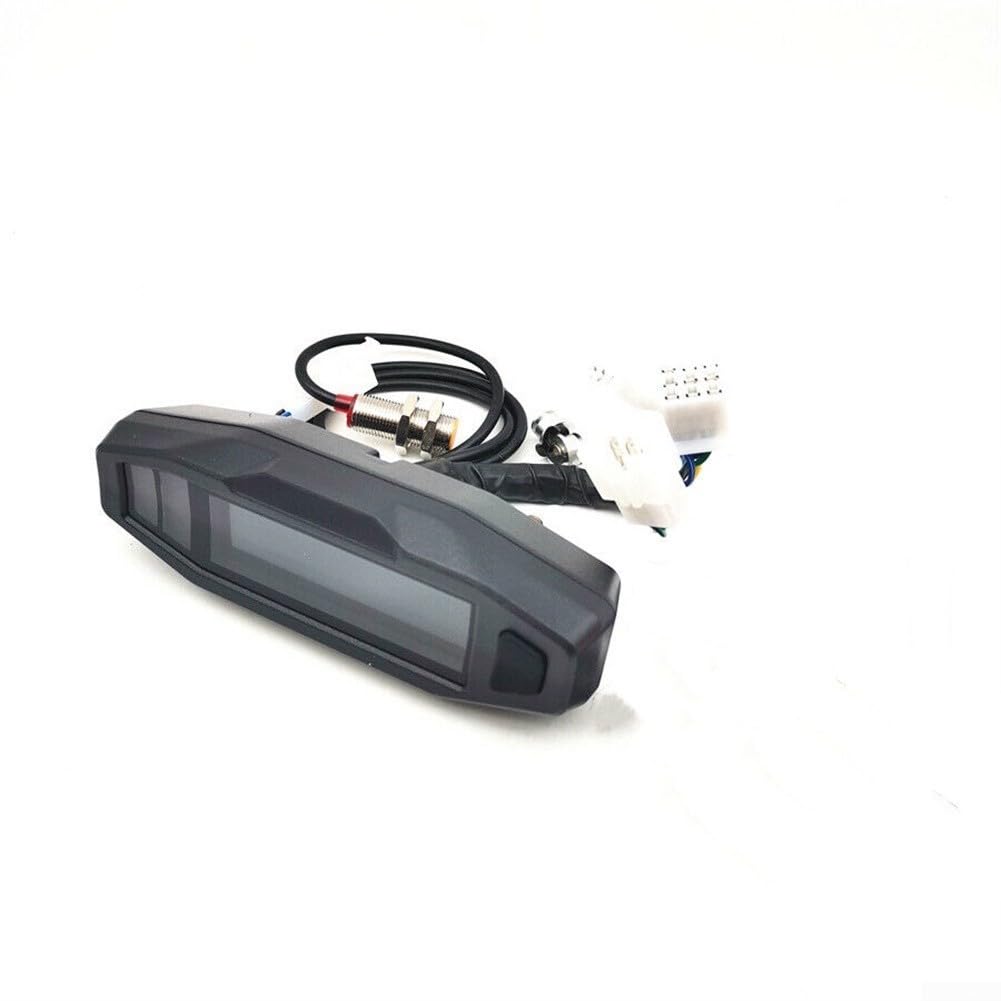 Tachimetro digitale per moto, con retroilluminazione LCD, contachilometri digitale per varie moto