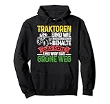 Los tractores son como las sandías que conservan el agricultor rojo. Sudadera con Capucha