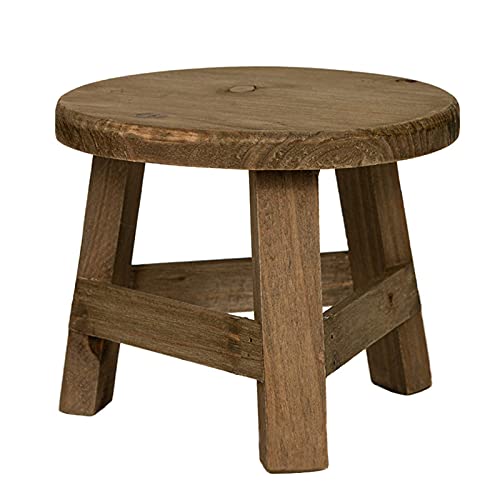 MOOVGTP Support de plantes en bois, mini tabouret en bois, support de pot de fleurs, support de plantes décoratif, support de plantes pour la maison, le jardin, la terrasse Cover