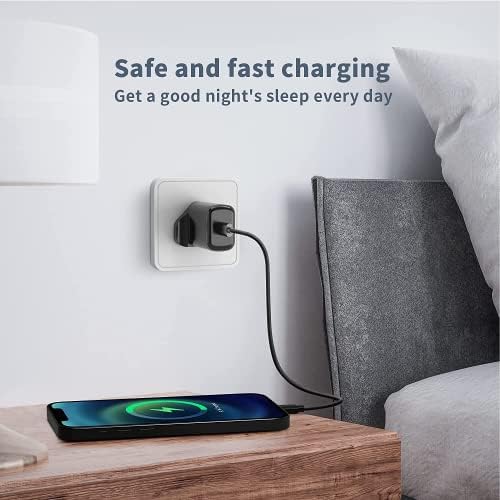 KASAENU 45W Fast Charger USB C Plug with 1M Cable for Samsung Galaxy S22+/S22/S21/S21+ S20 Ultra/S8 Tab, UK Official Wall USBC Charging Power Adapter for Type C Phone Note10+ 5G/Note 10/A80s A70s