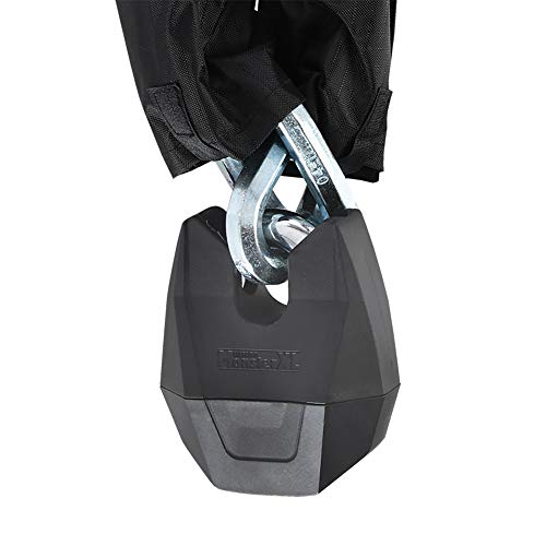 Oxford - Hardcore Xl 13Mm Square Link 1.2M Chain & 11Mm Padlock #TOP5