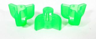 Owner 5112-120 Treble Hooks 13-PackSmall Green Safety Caps